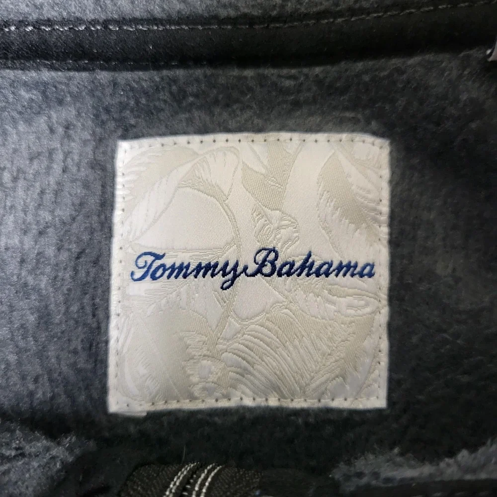 Tommy Bahama Mens Medium Gray Performance Stretch Quarter Zip